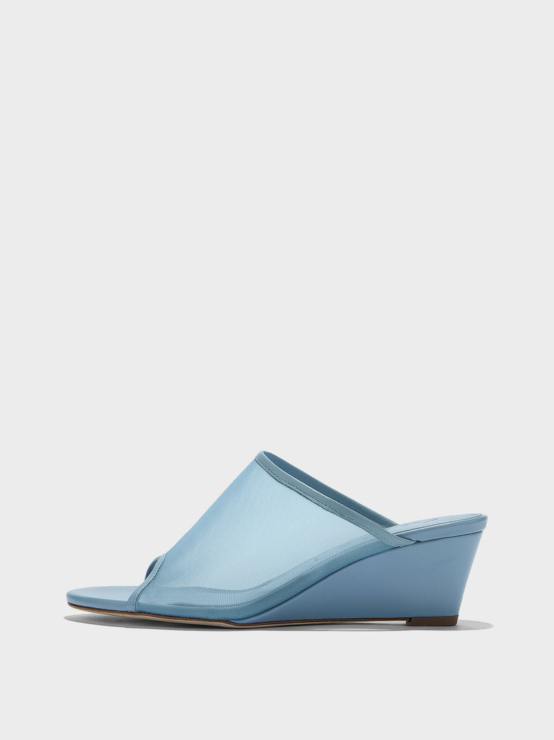 Suzanne Mesh Wedge Sandals