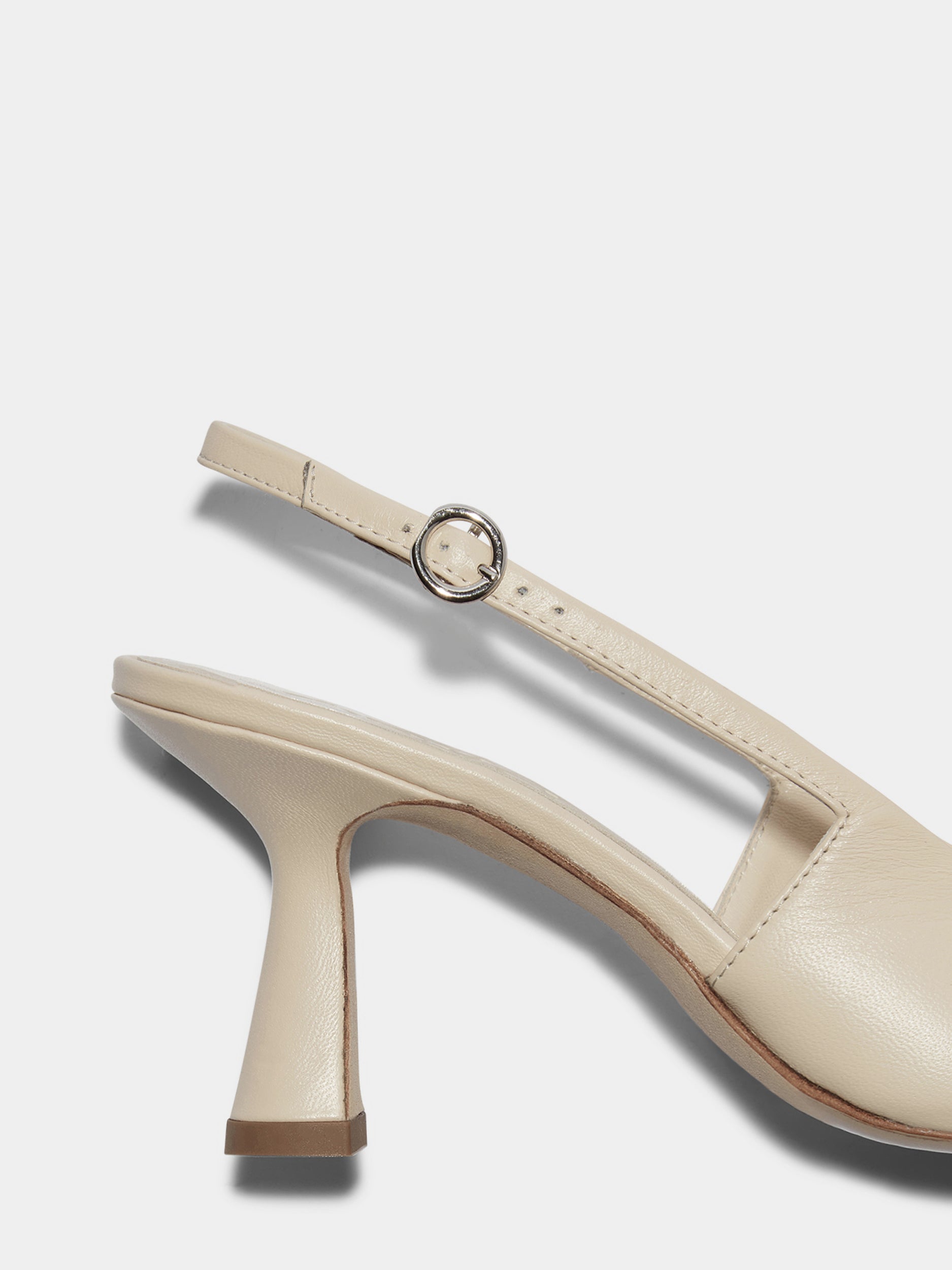 Tara Leather Slingback Pumps - Image 4