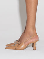 Tara Leather Slingback Pumps - Image 6