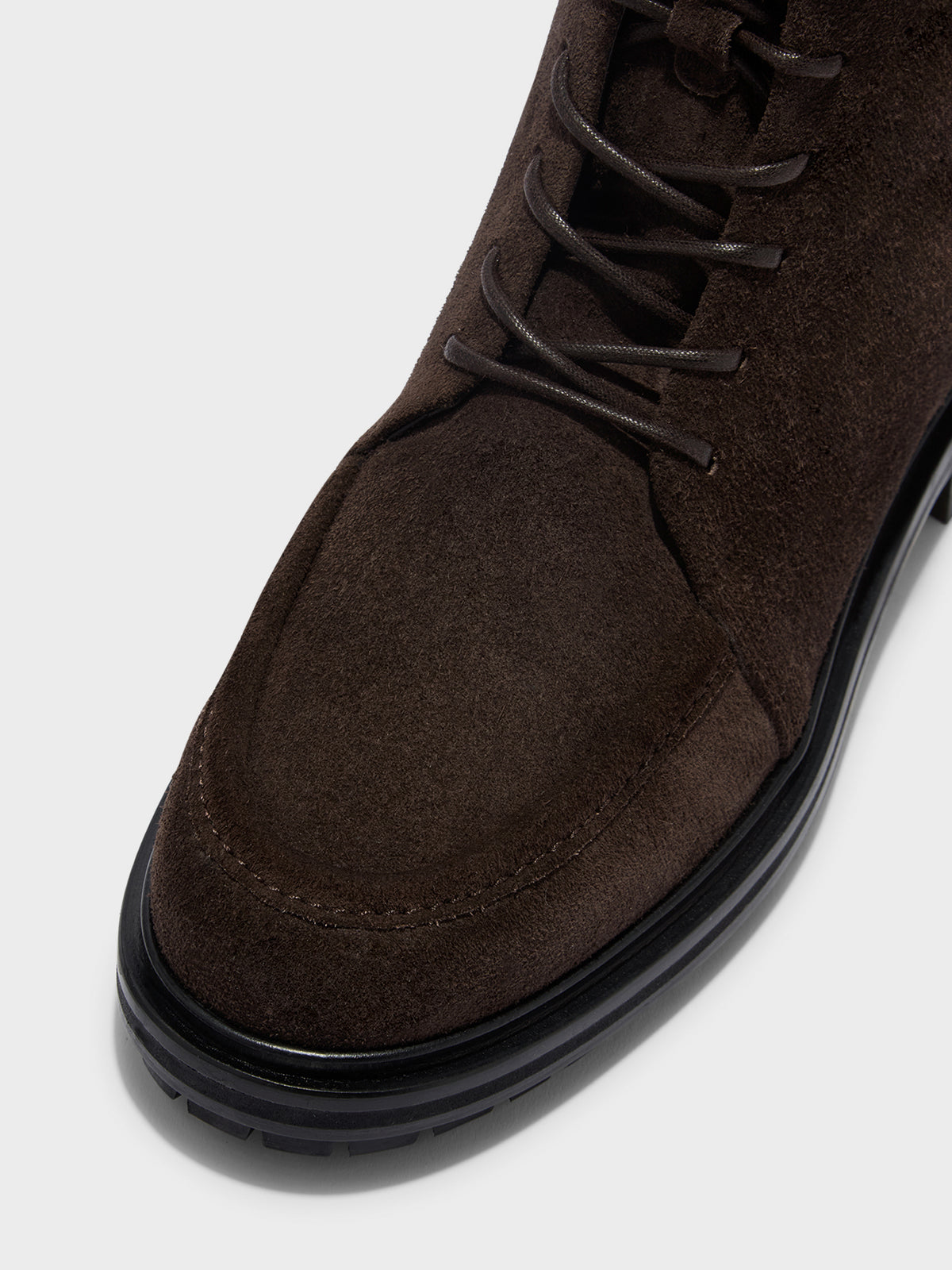 Tate Suede Lace-Up Ankle Boots
