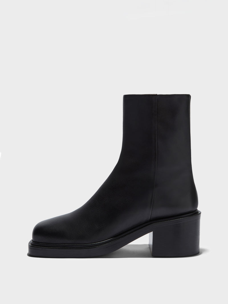 Teddy Block Heel Boots