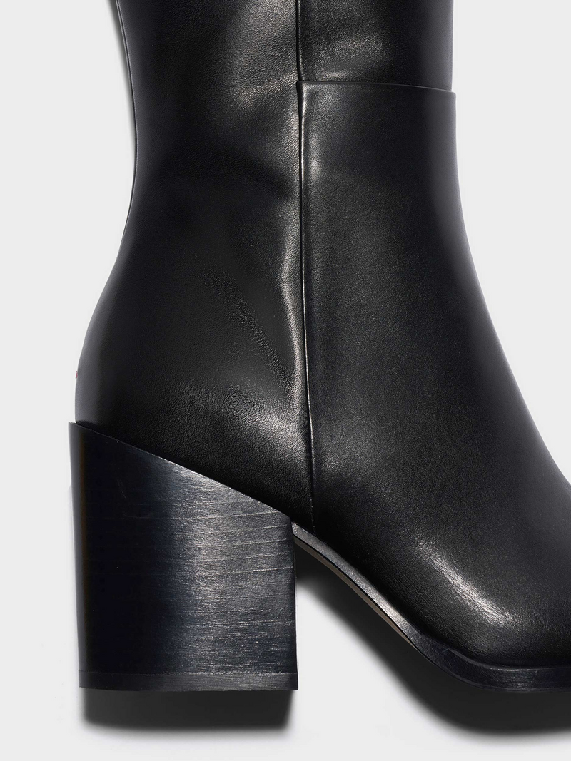 Teresa Leather Knee-High Boots