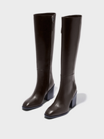Teresa Leather Knee-High Boots - Image 3