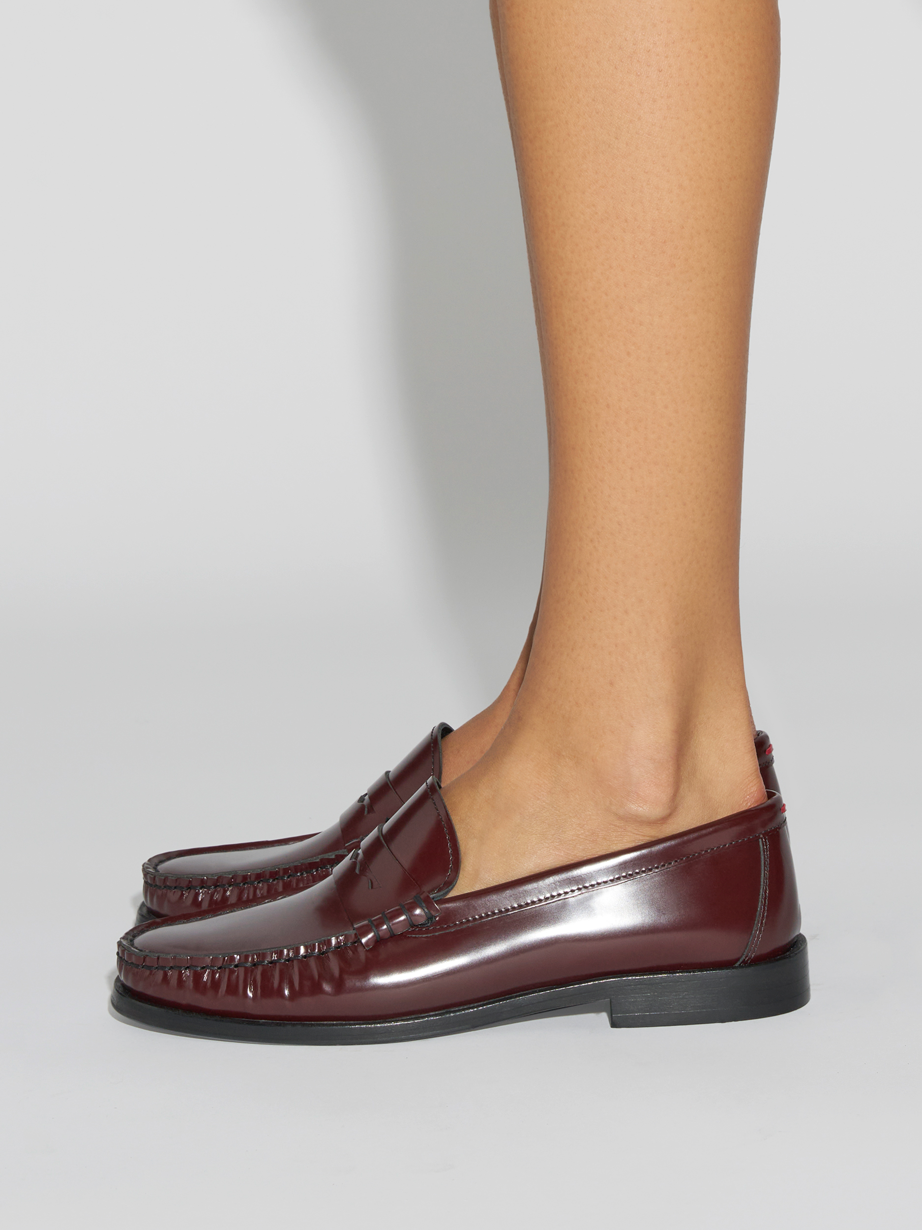 Aeyde | Terry Polido Leather Loafers Leather Flats for Women | Port Polido | Round Toe | Low Heel | How to Style