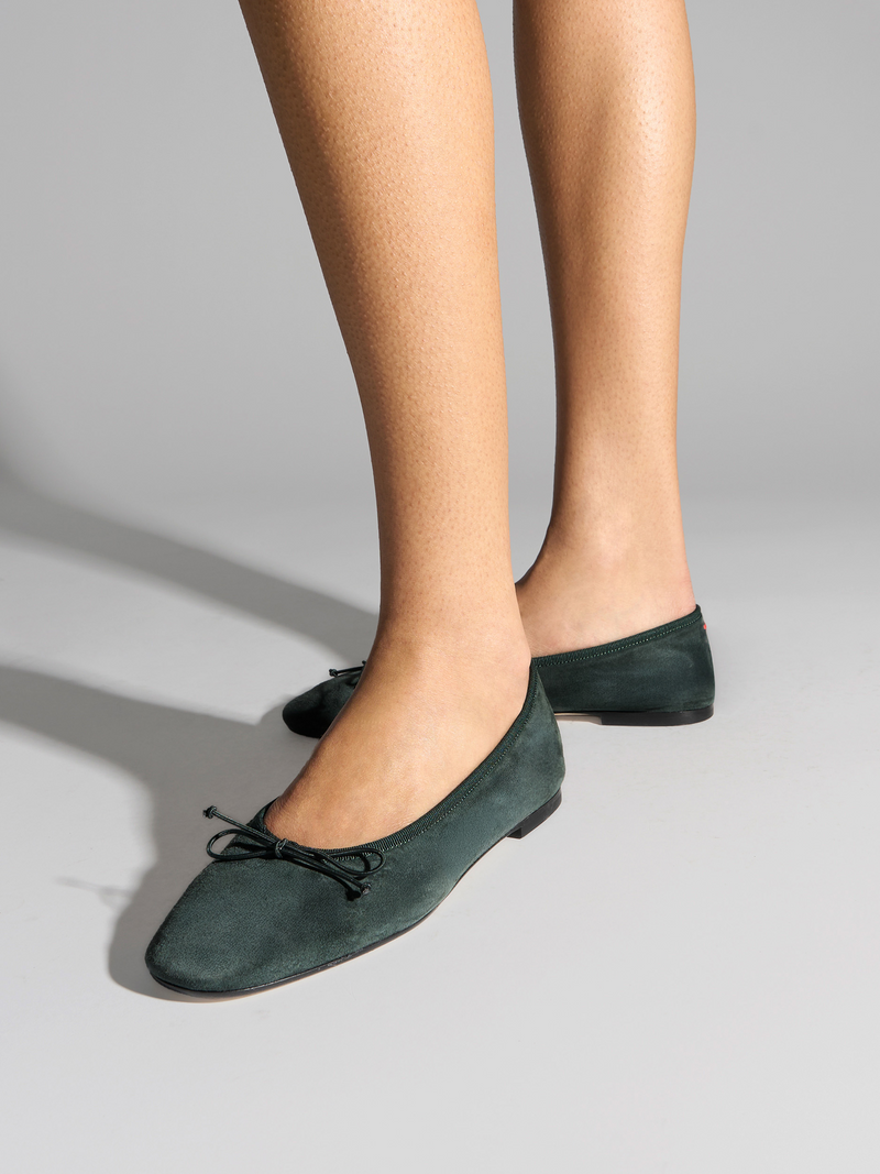 Tiby Suede Ballet Flats