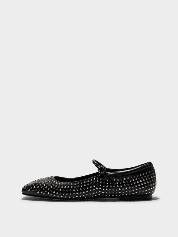 Uma Mini Stud Mary-Jane Flats
