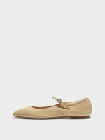 Uma Leather Mary-Jane Flats - Image 1