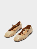 Uma Leather Mary-Jane Flats - Image 2