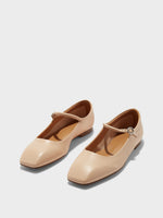 Uma Leather Mary-Jane Flats - Image 2
