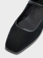 Uma Velvet Mary-Jane Flats - Image 4