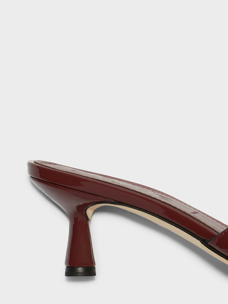 Vero Patent Leather Mules