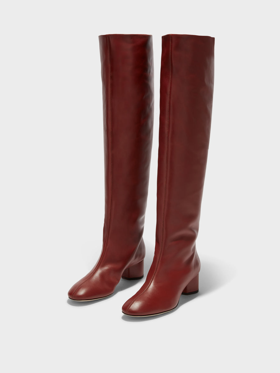 Willa Leather Over-Knee Boots