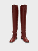 Willa Leather Over-Knee Boots - Image 5