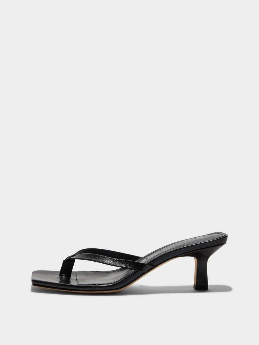 Wilma Leather Toe-Post Sandals