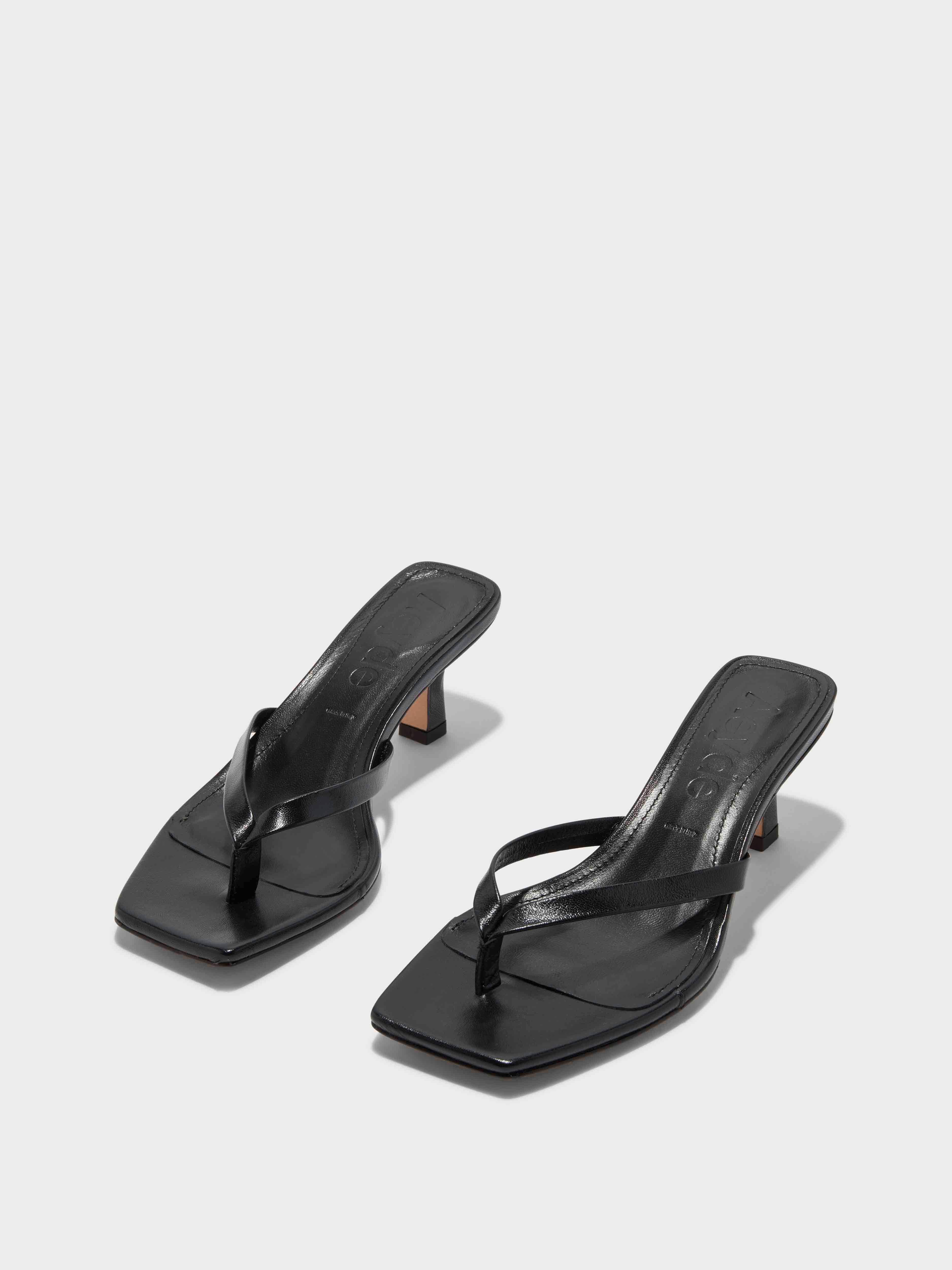 Wilma Leather Thong Sandals - Image 3