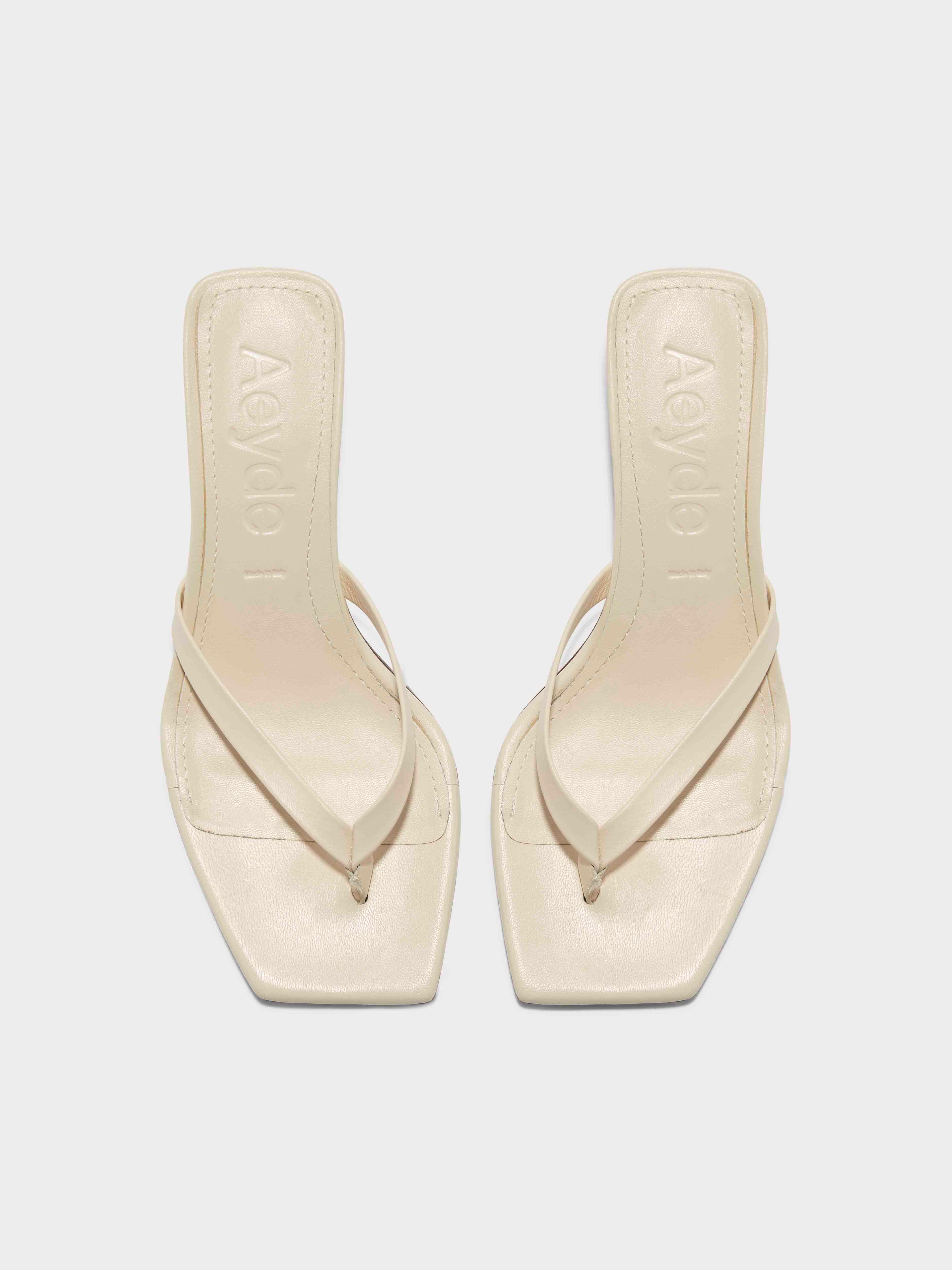 Wilma Leather Thong Sandals - Image 5