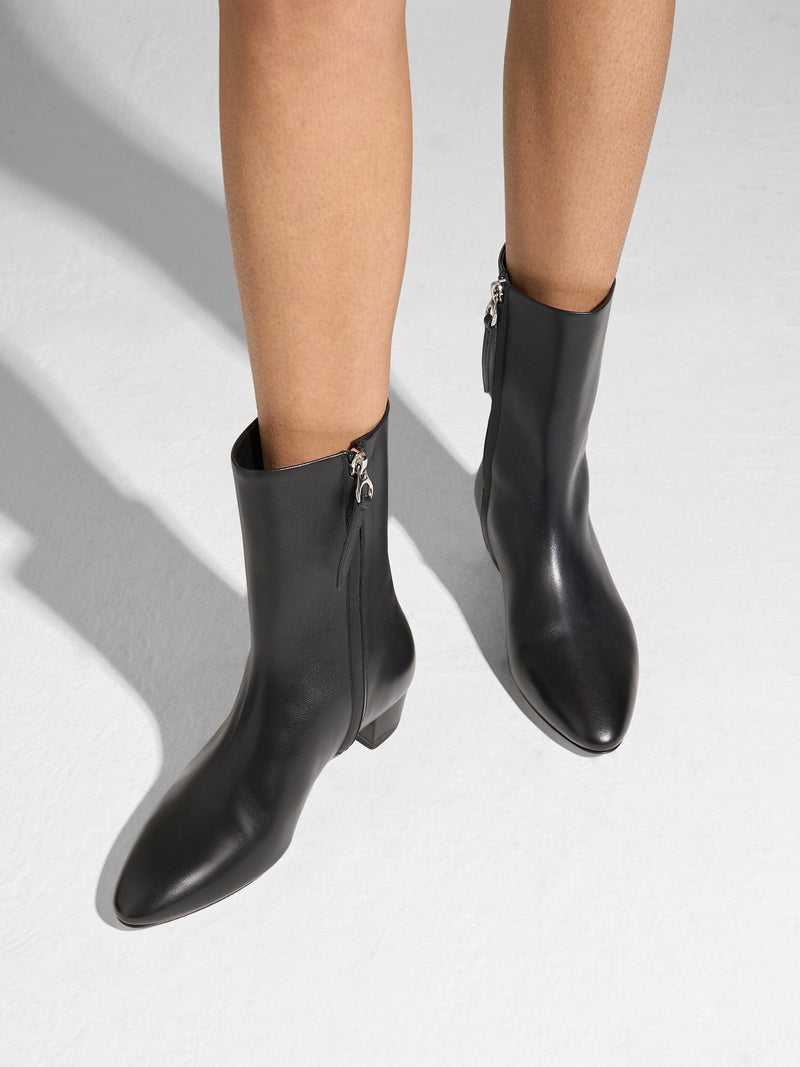 Yasmin Leather Ankle Boots