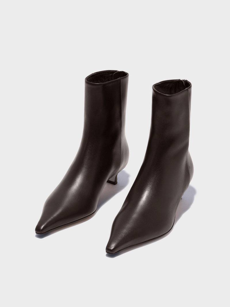 Zoe Leather Ankle Boots