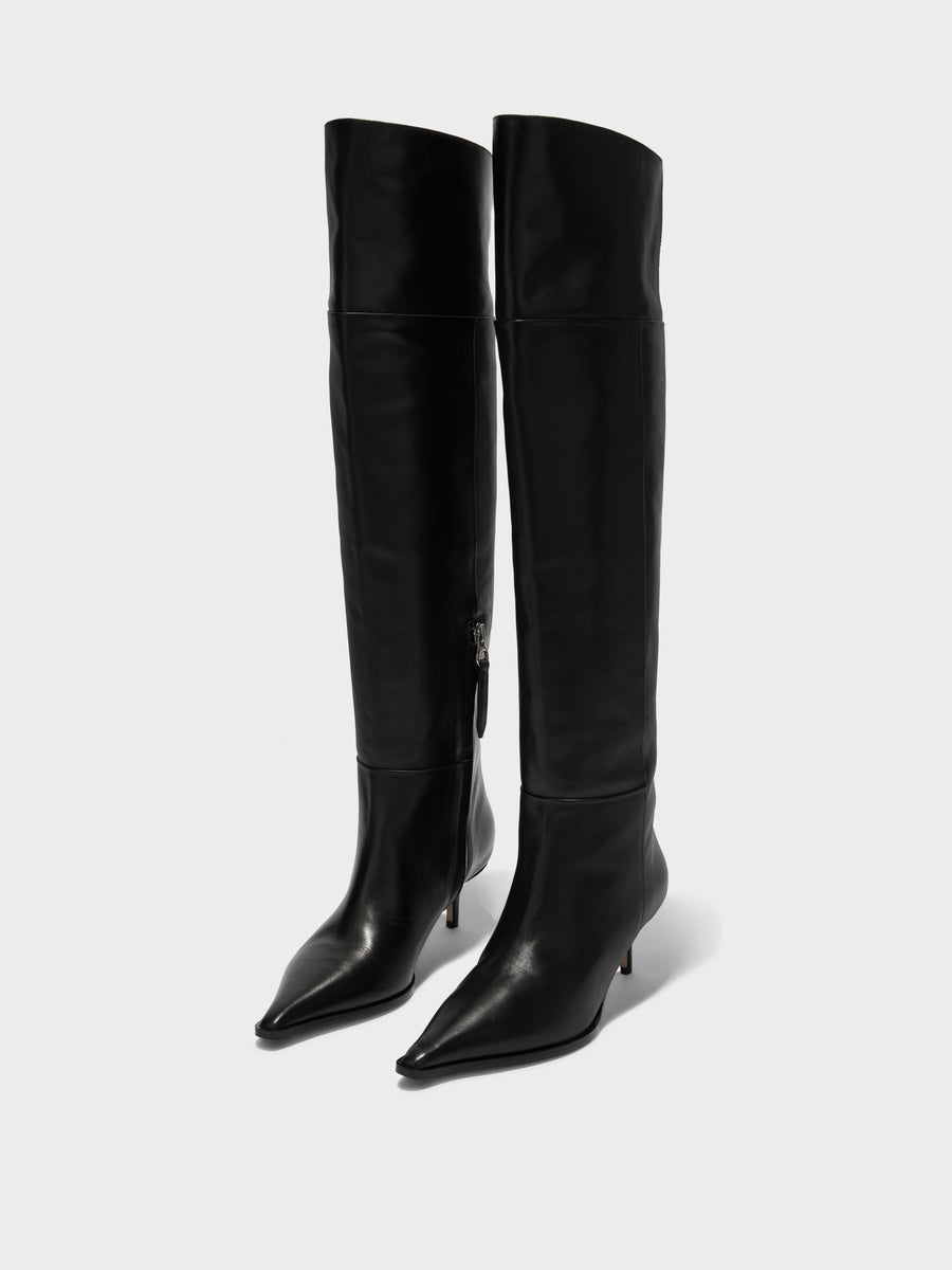 Zsazsa Leather Over-Knee Boots