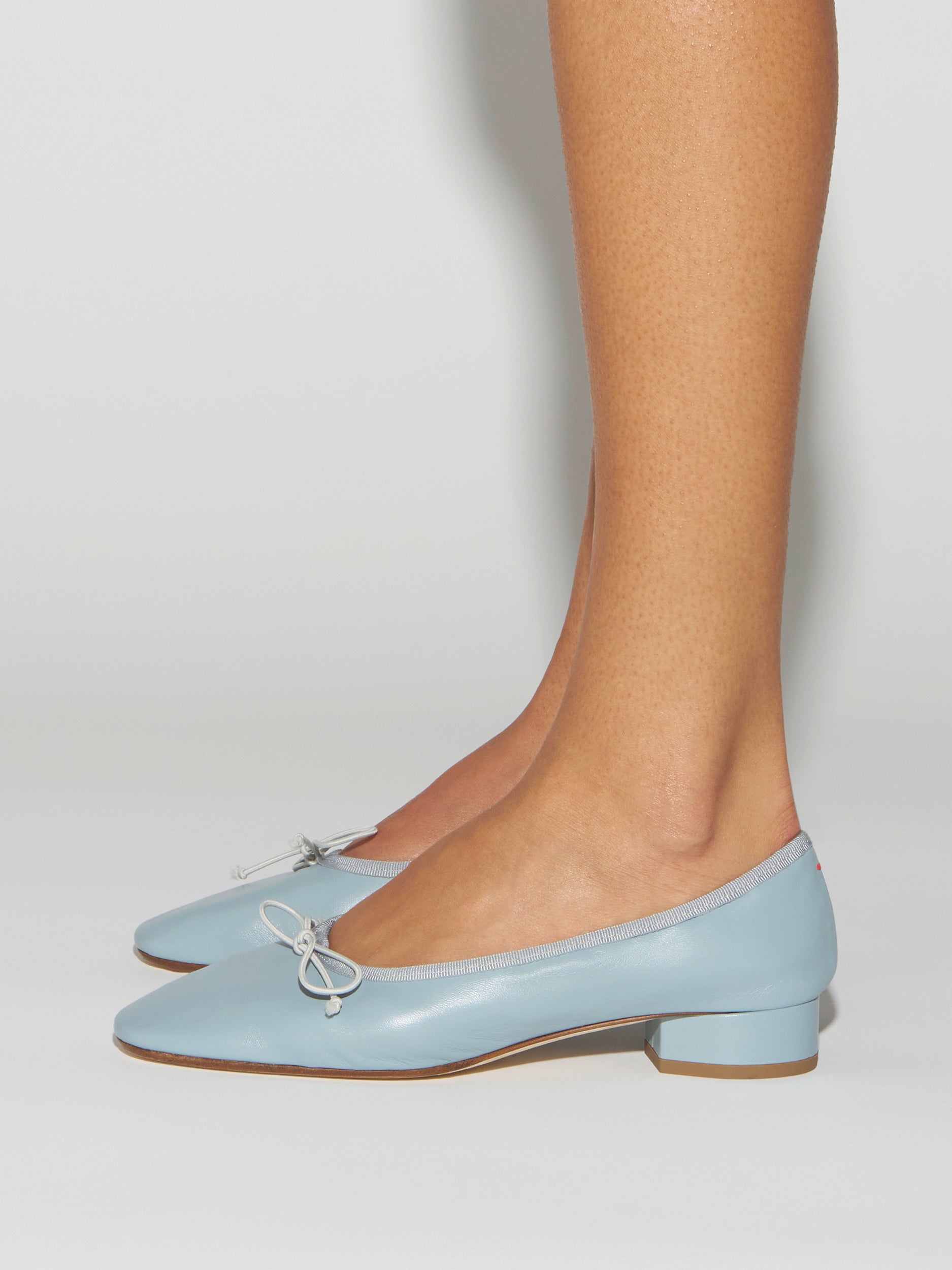 Aeyde | Onda Leather Flats for Women | Glass Nappa | Round Toe | Low Heel | How to Style