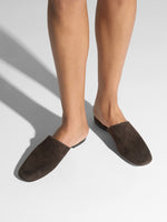 Rega Suede Round-Toe Mules - Image 2