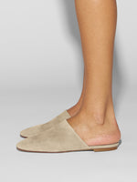 Rega Suede Round-Toe Mules - Image 6