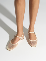 Uma Mesh Mary-Jane Flats - Image 2