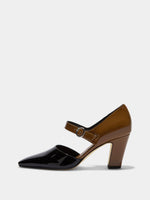 Isidora Duo-Tone Mary-Jane Pumps - Image 1