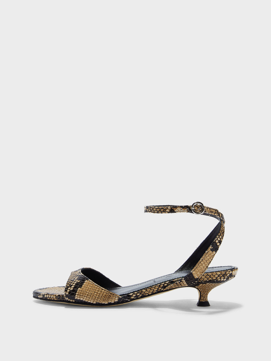 Zelia Kitten-Heel Sandals