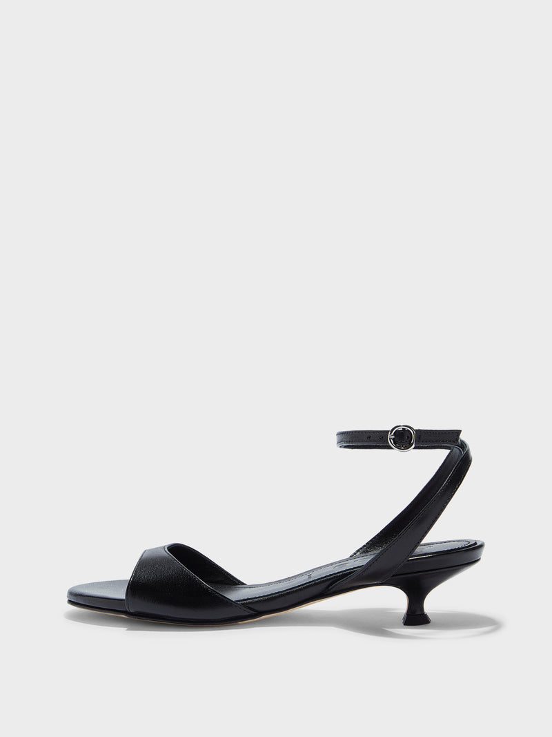 Zelia Kitten-Heel Sandals