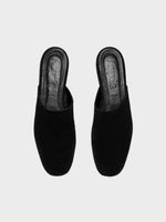 Rega Suede Round-Toe Mules - Image 5