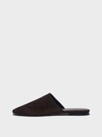 Rega Suede Round-Toe Mules - Image 1