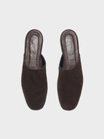 Rega Suede Round-Toe Mules - Image 5