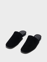 Rega Suede Round-Toe Mules - Image 3