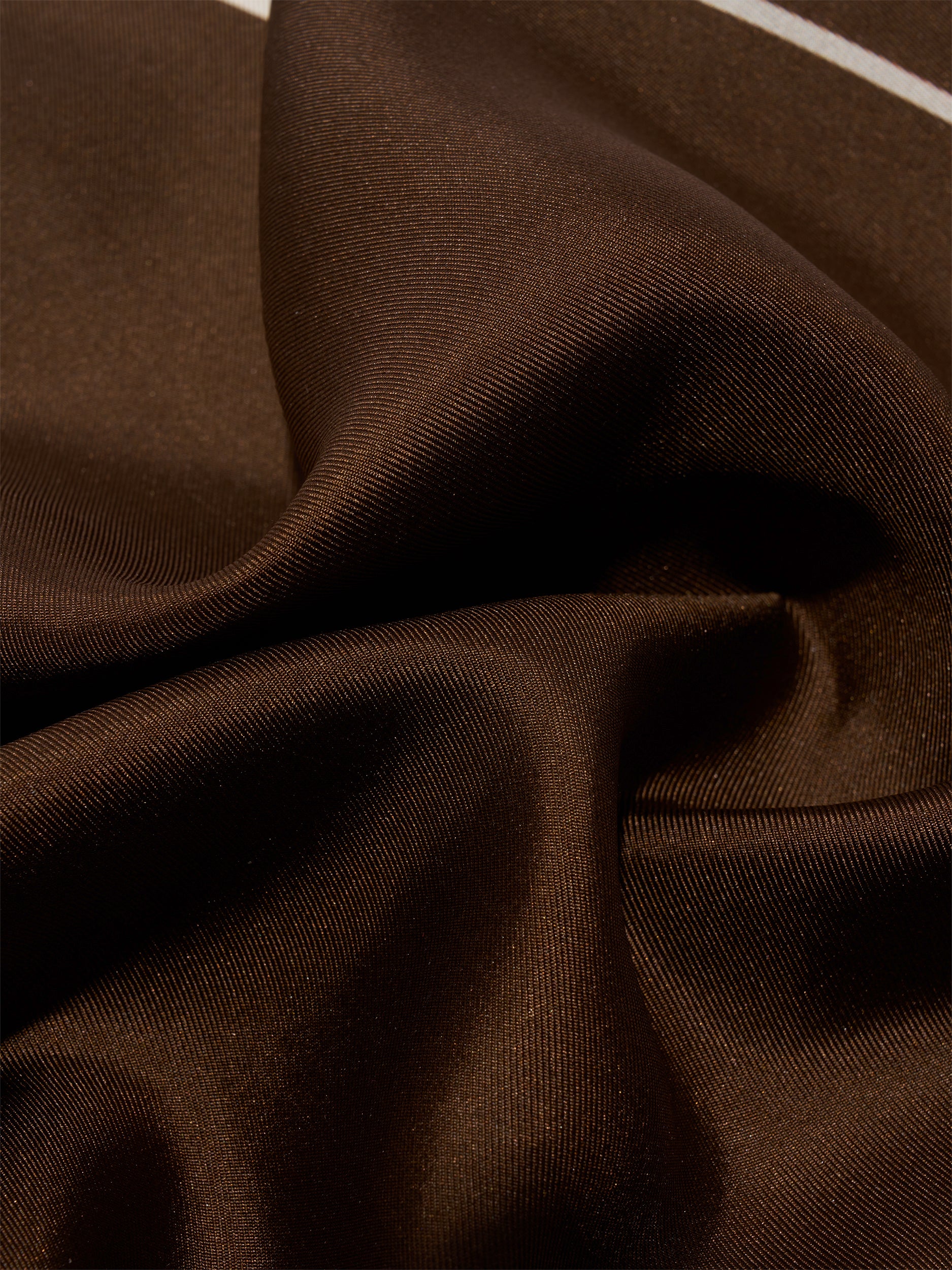 Aeyde | Soren Silk Scarf Scarves for Women | Moka Silk | Luxury Materials | Handmade in Italy | Material Details